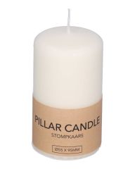 Excellent Houseware Pillar Candle White 55 x 95 mm