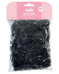 Yuaia Snag-free Elastic Hair Ties Black