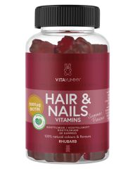 Vitayummy Hair & Nails Vitamins Rhubarb