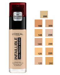 Loreal Infallible Stay Fresh Foundation - Golden Sand 200 30 ml