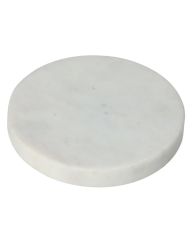 Excellent Houseware Marble Coaster White