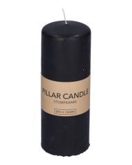 Excellent Houseware Pillar Candle Black 55 x 150 mm