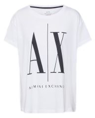 Armani Exchange Icon Period Vrouw T-Shirt Wit M