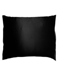 Soft Cloud Mulberry Silk Pillowcase Black 60x63 cm. (U)