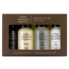 John Masters Essential Trial Set For Hair And Body 4 x (U)