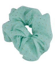 Everneed Scrunchie Mint med Guld Dots 