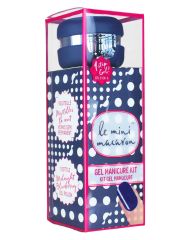 Le Mini Macaron Gel Manicure Kit Midnight Blueberry (U)