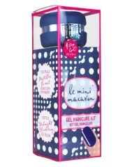 Le Mini Macaron Gel Manicure Kit Midnight Blueberry (U)